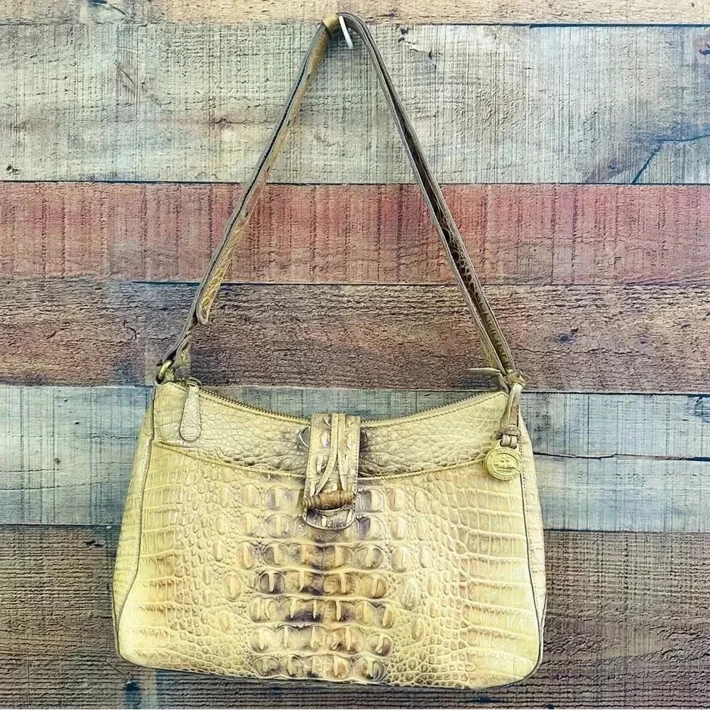 Brahmin Isabelle Vintage Croc Embossed Purse